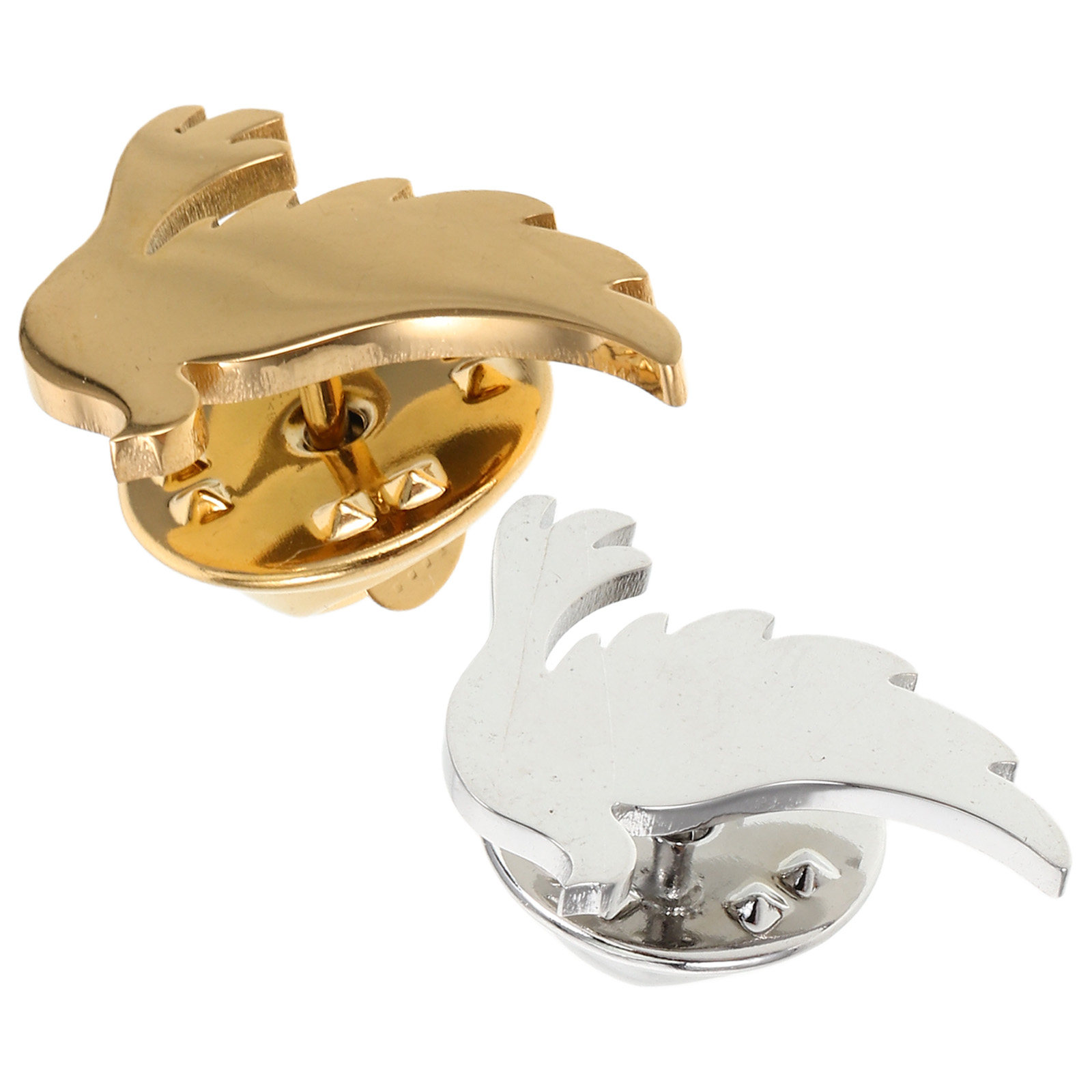 Women'S Elegant Formal Wear - 2Pcs Peace Dove Lapel Pin Alloy