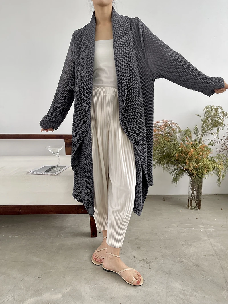 Trench Coat Formal - YUDX Miyake These 2024 Spring New