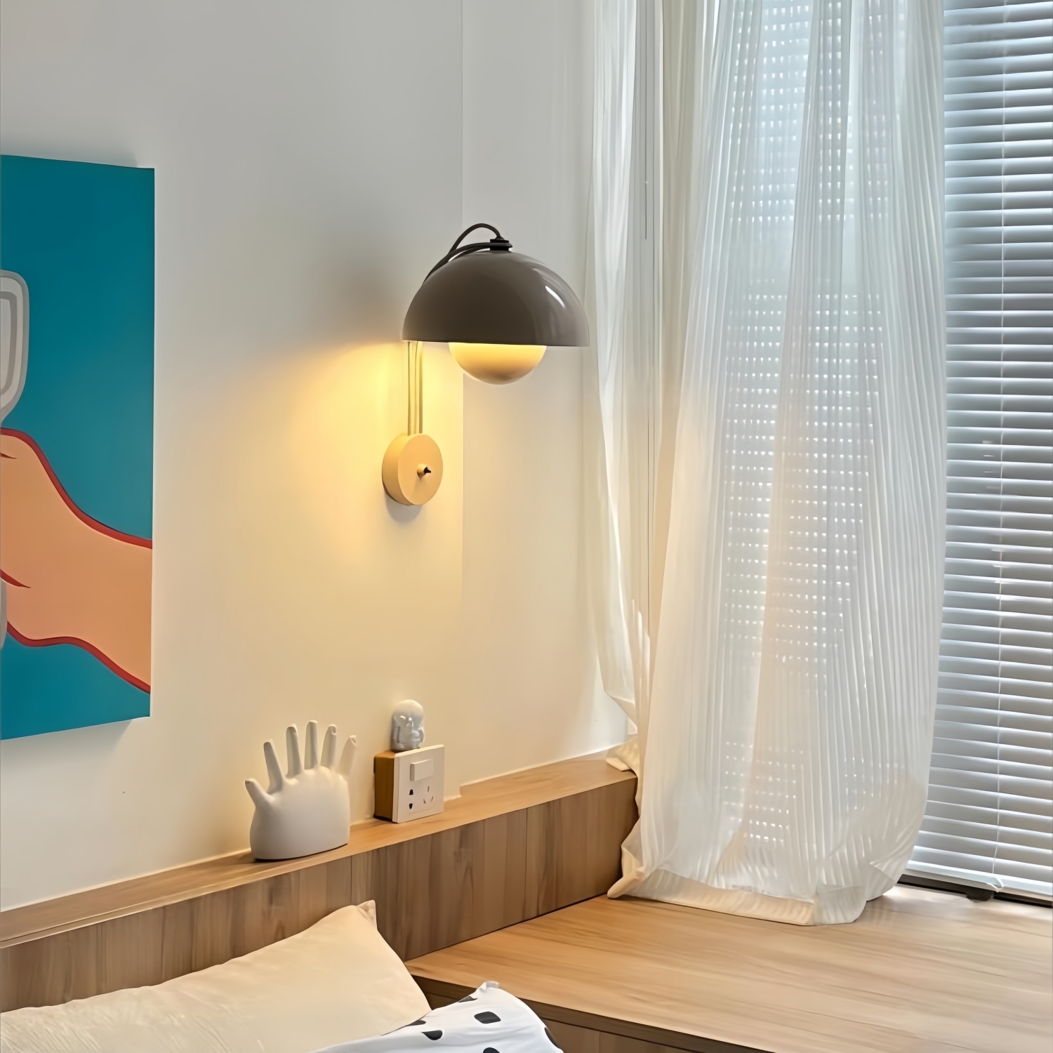 Modern Wall Lamps Bedside Lamp - K&G Women'S Formal Wear ulasan dan harga