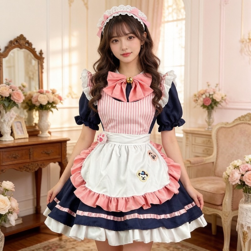 Elegant Maid Outfit Cafe Unifo - Victorian Women'S Formal Wear ulasan dan harga