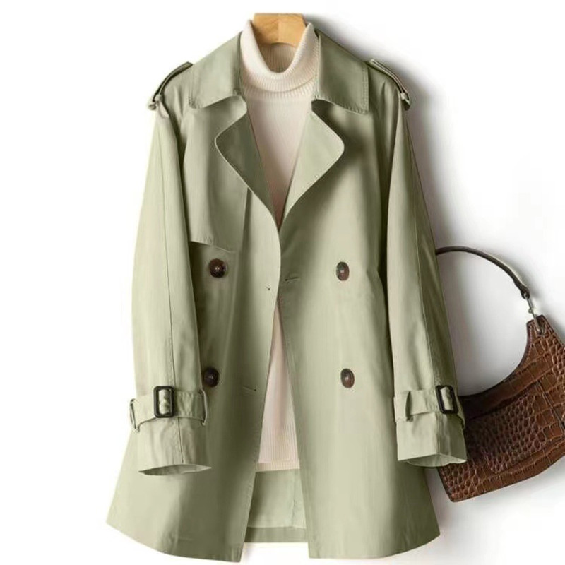 Women's Casual Trench Coat Mid - Trench Coat Formal ulasan dan harga