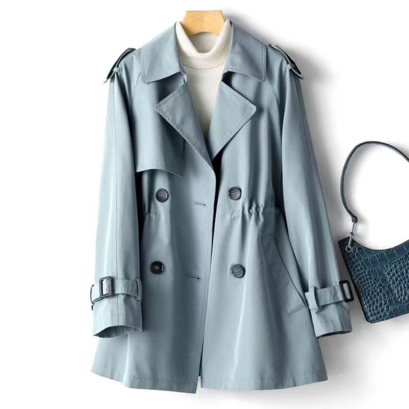 Women's Casual Trench Coat Mid - Trench Coat Formal ulasan dan harga