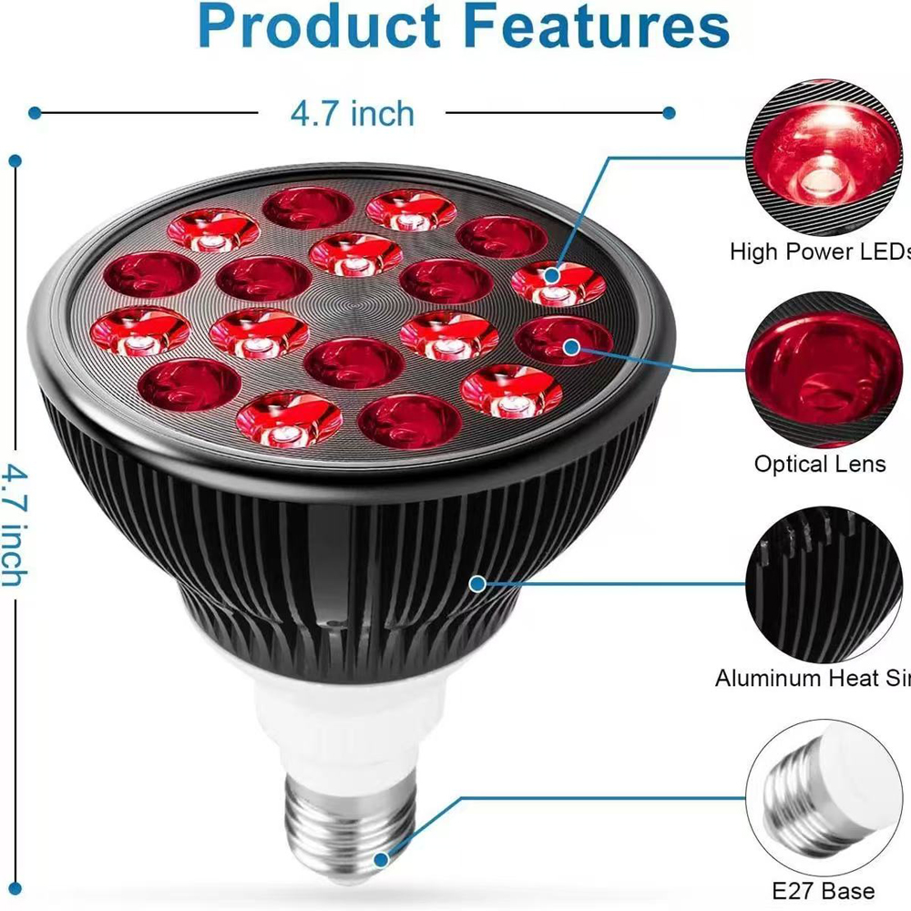 LED Infrared Light Therapy bul - K&G Women'S Formal Wear ulasan dan harga