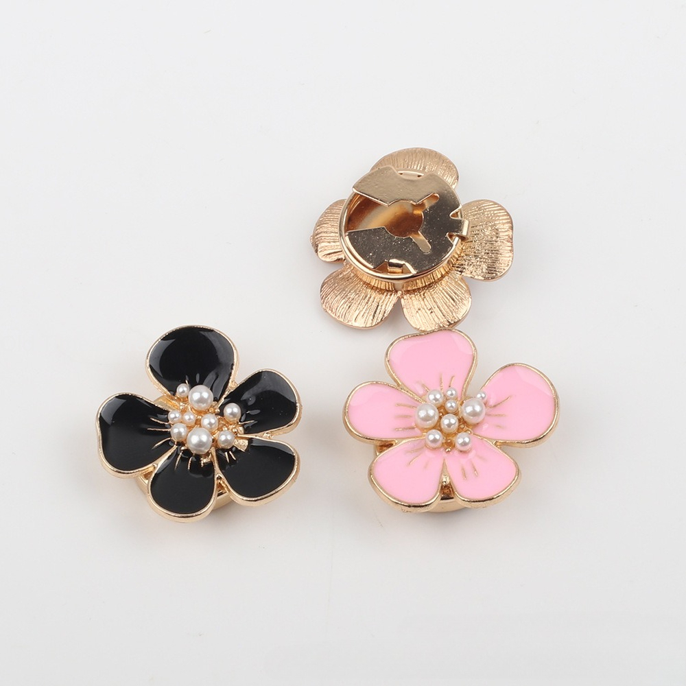 1pc Pearl Camellia Button Cove - Women Formal Wear With Tie ulasan dan harga
