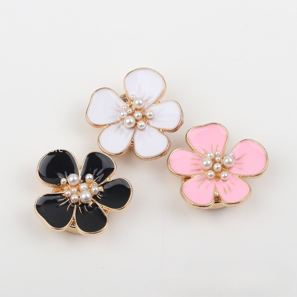 1pc Pearl Camellia Button Cove - Women Formal Wear With Tie ulasan dan harga
