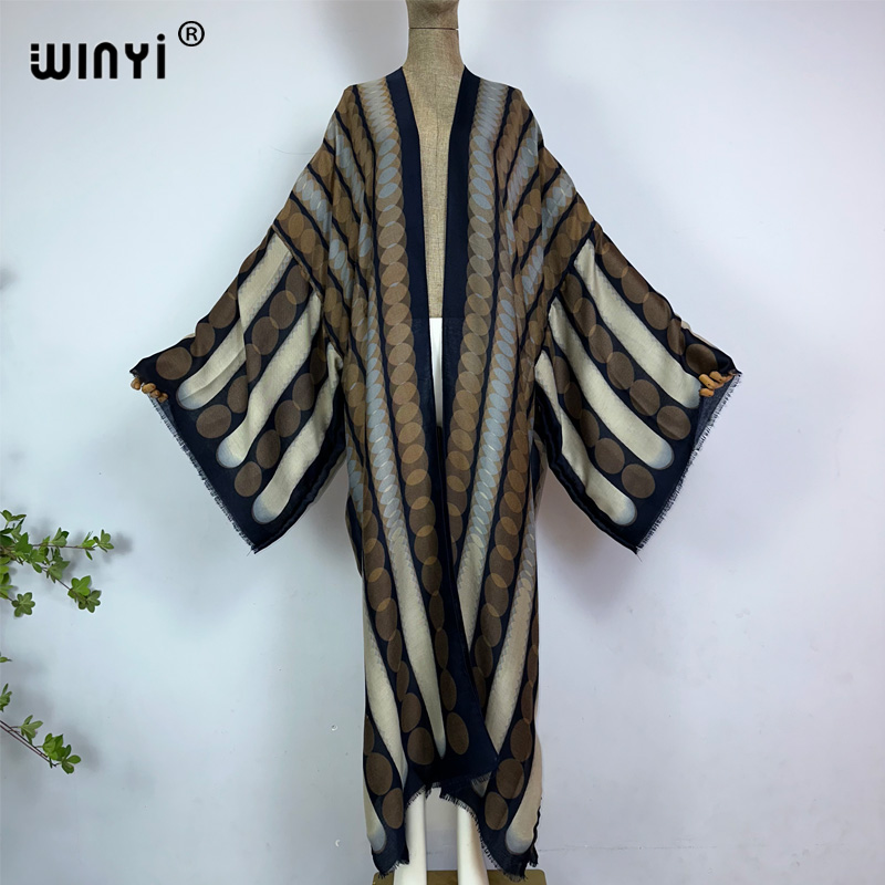 WINYI kimono summer geometric  - Young Women'S Formal Wear ulasan dan harga