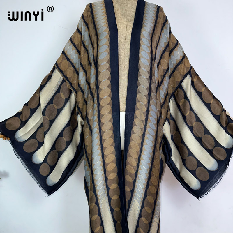 WINYI kimono summer geometric  - Young Women'S Formal Wear ulasan dan harga