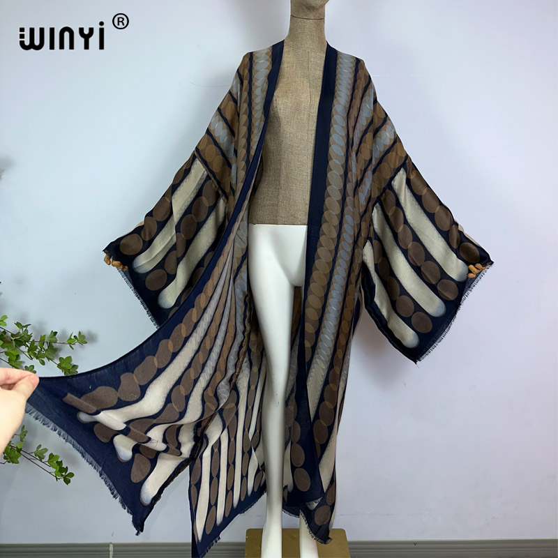 WINYI kimono summer geometric  - Young Women'S Formal Wear ulasan dan harga