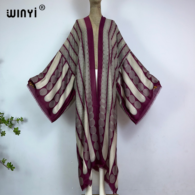 WINYI kimono summer geometric  - Young Women'S Formal Wear ulasan dan harga