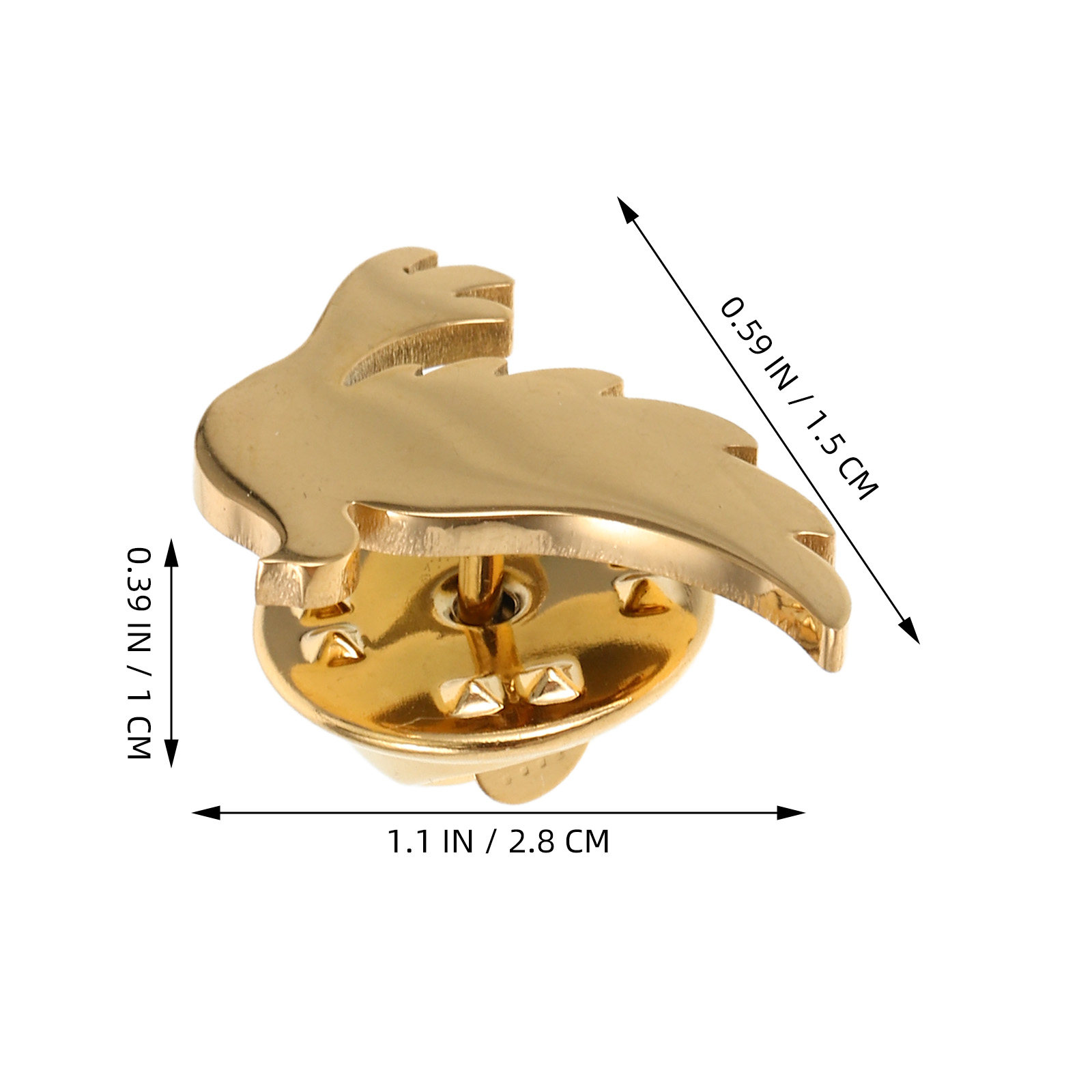 2Pcs Peace Dove Lapel Pin Allo - Women'S Elegant Formal Wear ulasan dan harga