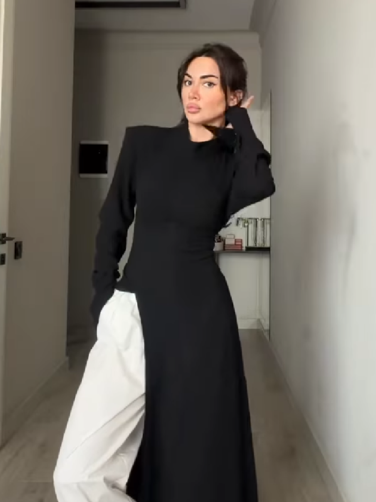 Women's Elegant High Neck Long - Women'S Elegant Formal Wear ulasan dan harga