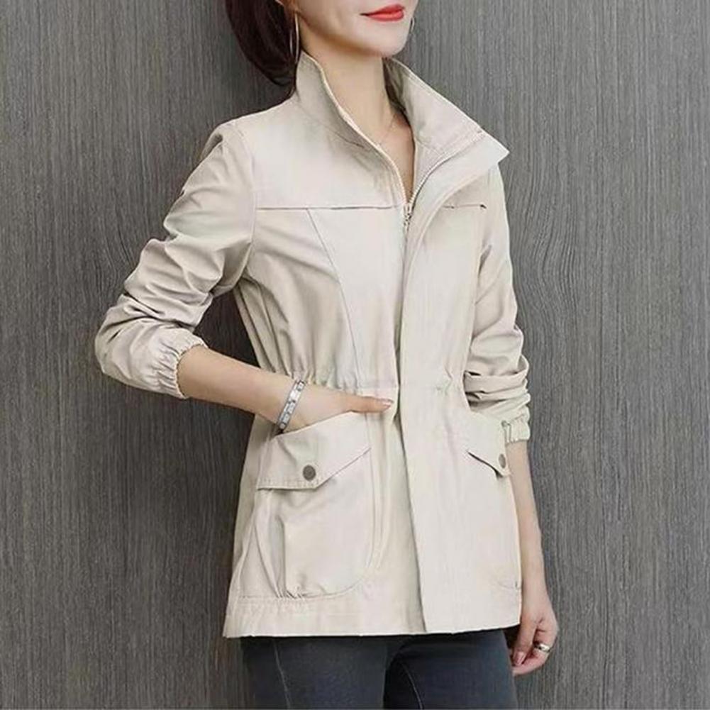 Double-Sided Trench Coat Women - Trench Coat Formal ulasan dan harga