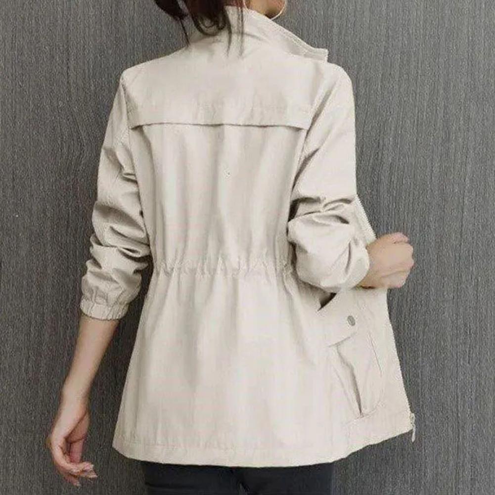 Double-Sided Trench Coat Women - Trench Coat Formal ulasan dan harga