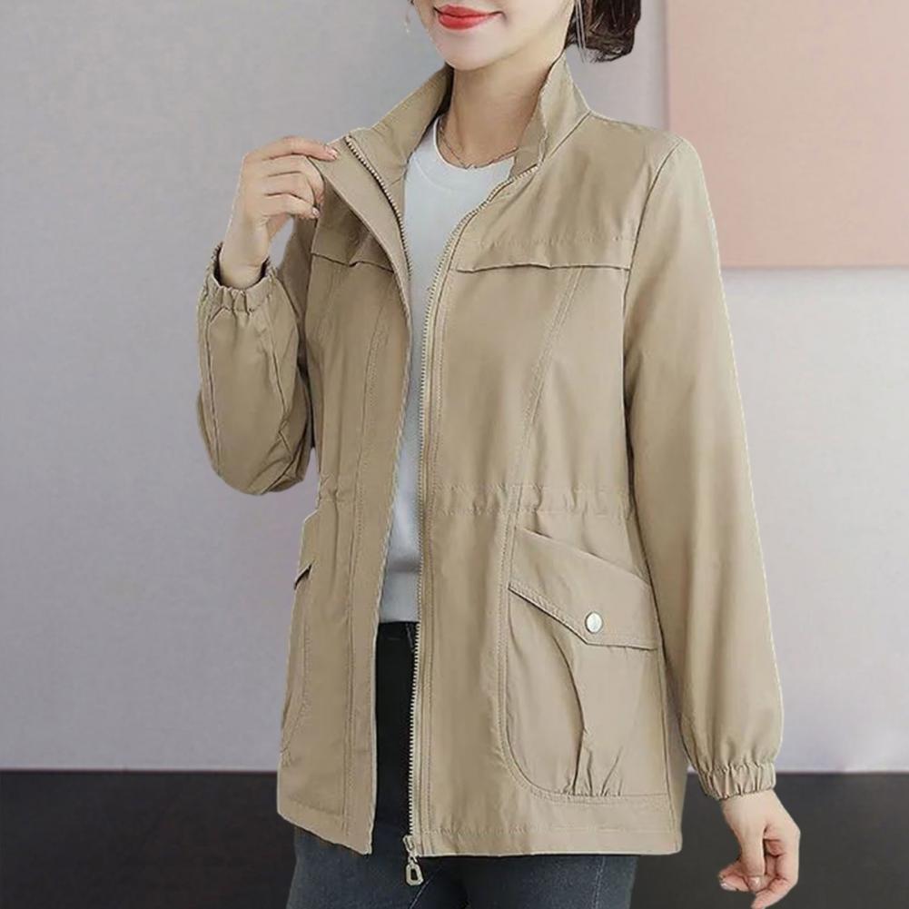 Double-Sided Trench Coat Women - Trench Coat Formal ulasan dan harga
