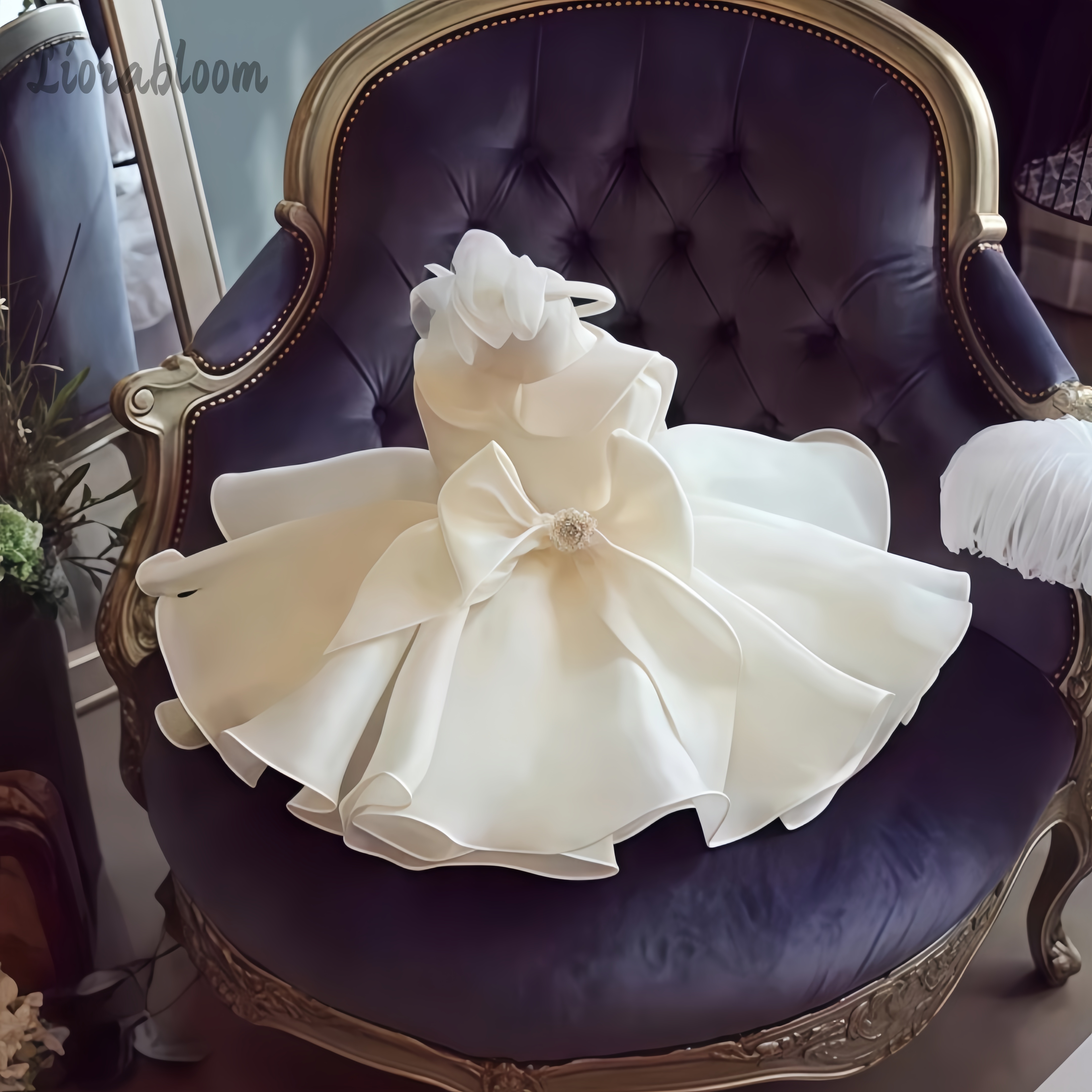 White Pearl Embellished Dress  - Women'S Elegant Formal Wear ulasan dan harga