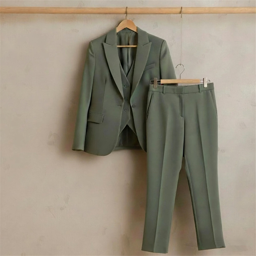 New Sage Green Women's Suit 3  - Women'S Elegant Formal Wear ulasan dan harga