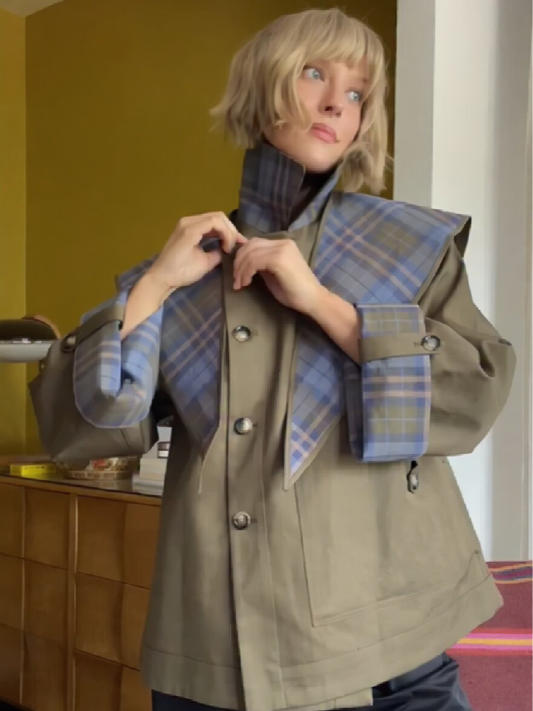 Stylish Double Sided Coat Wome - Trench Coat Formal ulasan dan harga