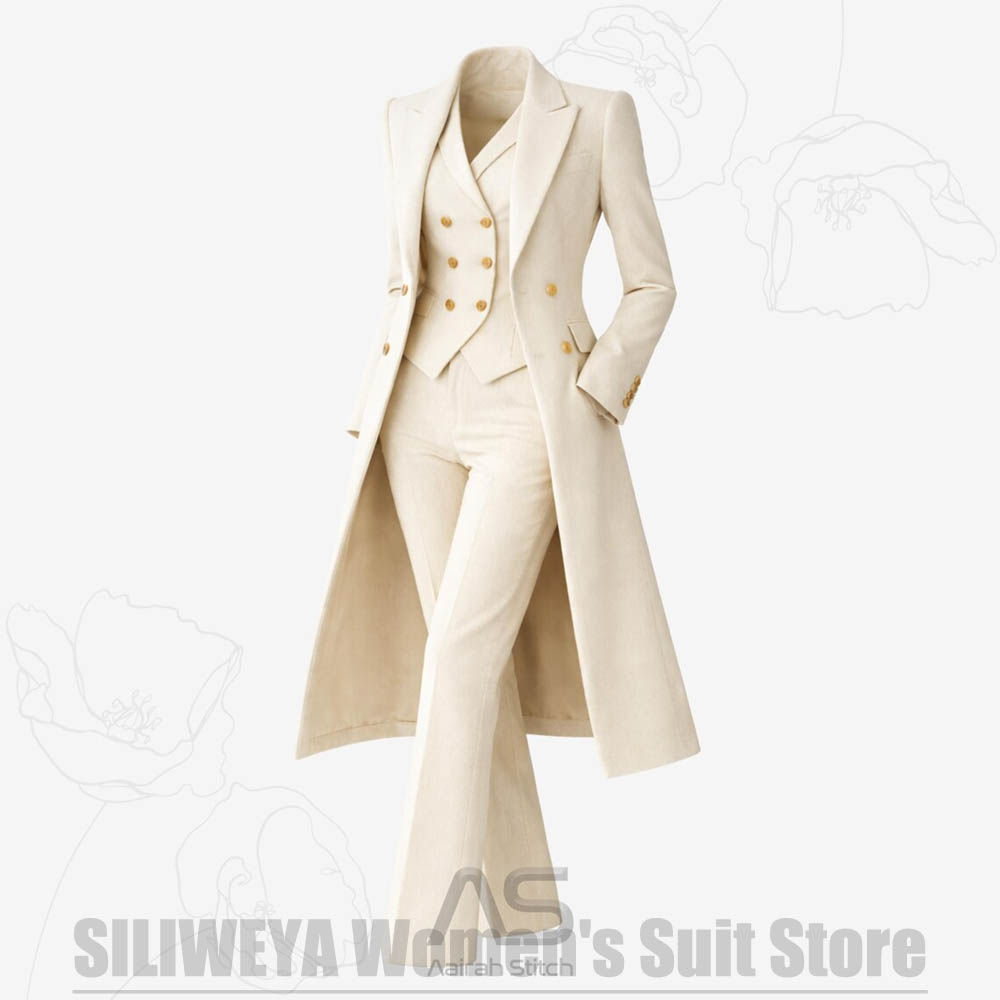 Women's Suit 3 Piece Double Br - Women'S Elegant Formal Wear ulasan dan harga