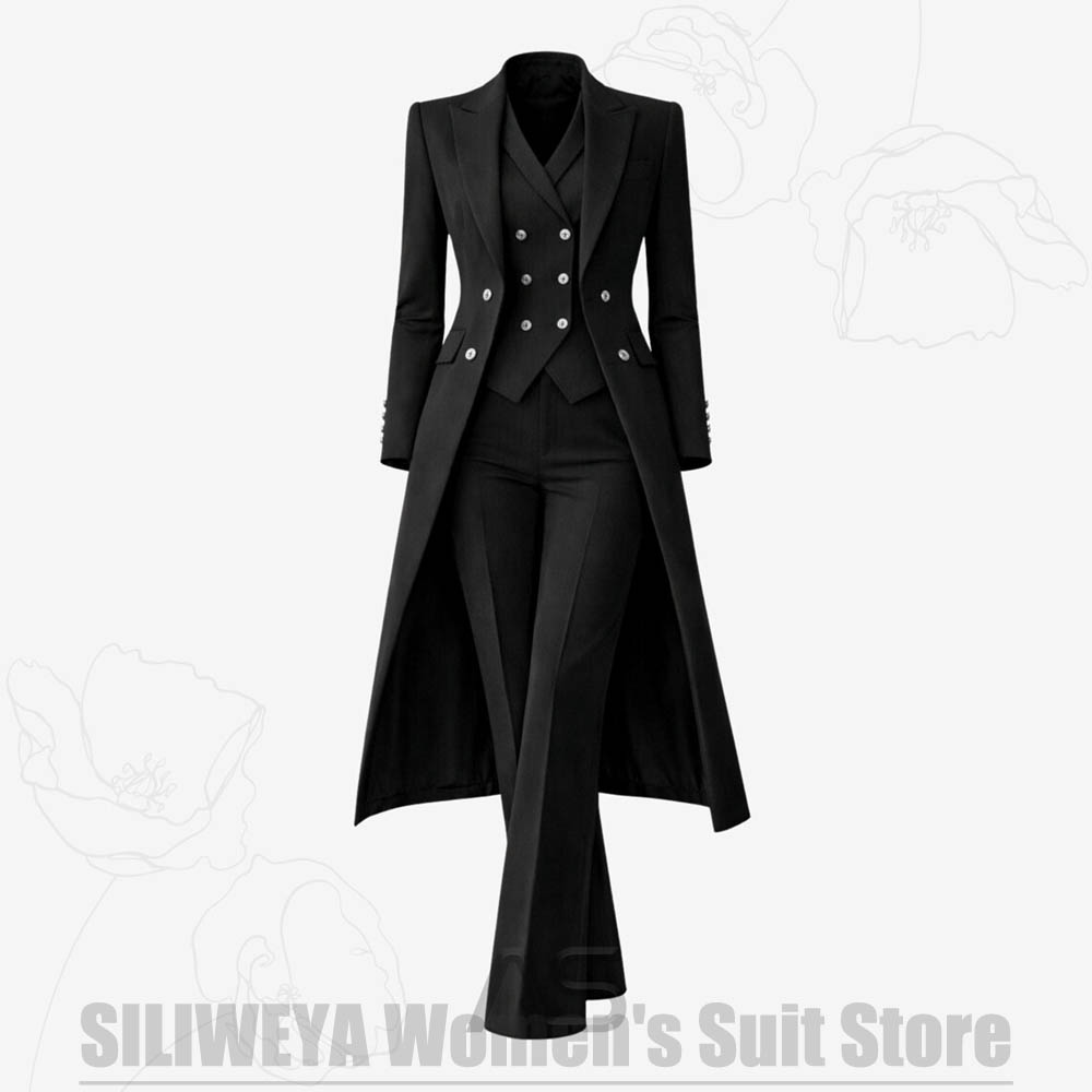 Women's Suit 3 Piece Double Br - Women'S Elegant Formal Wear ulasan dan harga