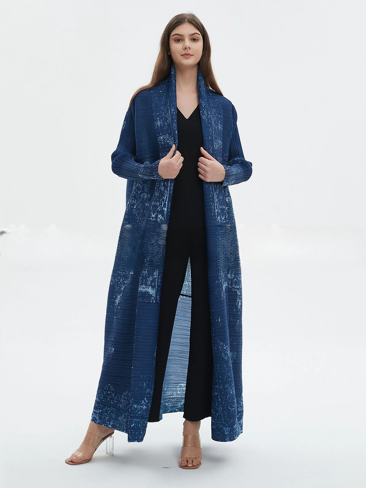 Miyake Pleated Abaya Vintage P - Trench Coat Formal ulasan dan harga