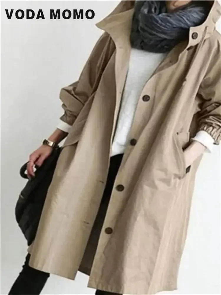 2023 Spring Autumn Casual Kore - Trench Coat Formal ulasan dan harga