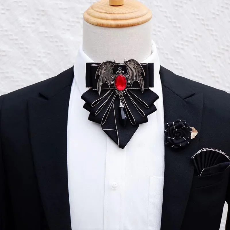 Men's Bow Tie Brooch Set Briti - Women Formal Wear With Tie ulasan dan harga