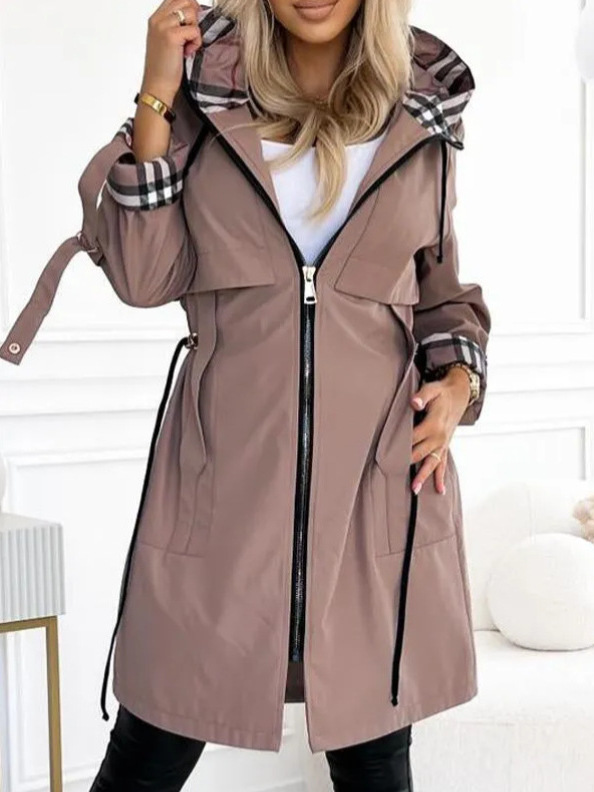 Fashion Trench Coat Woman Autu - Trench Coat Formal ulasan dan harga