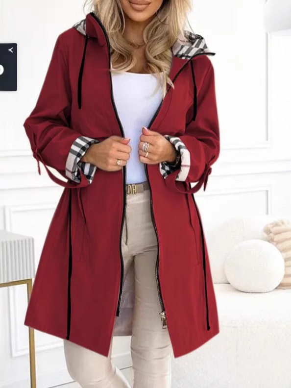 Fashion Trench Coat Woman Autu - Trench Coat Formal ulasan dan harga