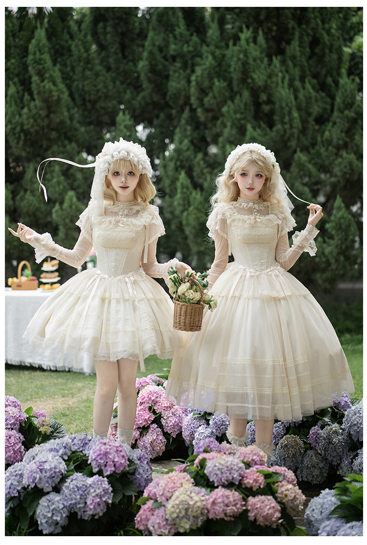 White Lolita Jsk Dress Wedding - Victorian Women'S Formal Wear ulasan dan harga