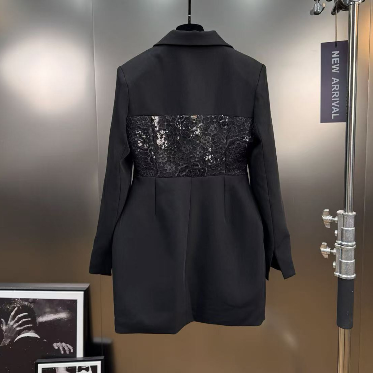 KT Elegant Lace Sequin Blazer  - Women'S Elegant Formal Wear ulasan dan harga