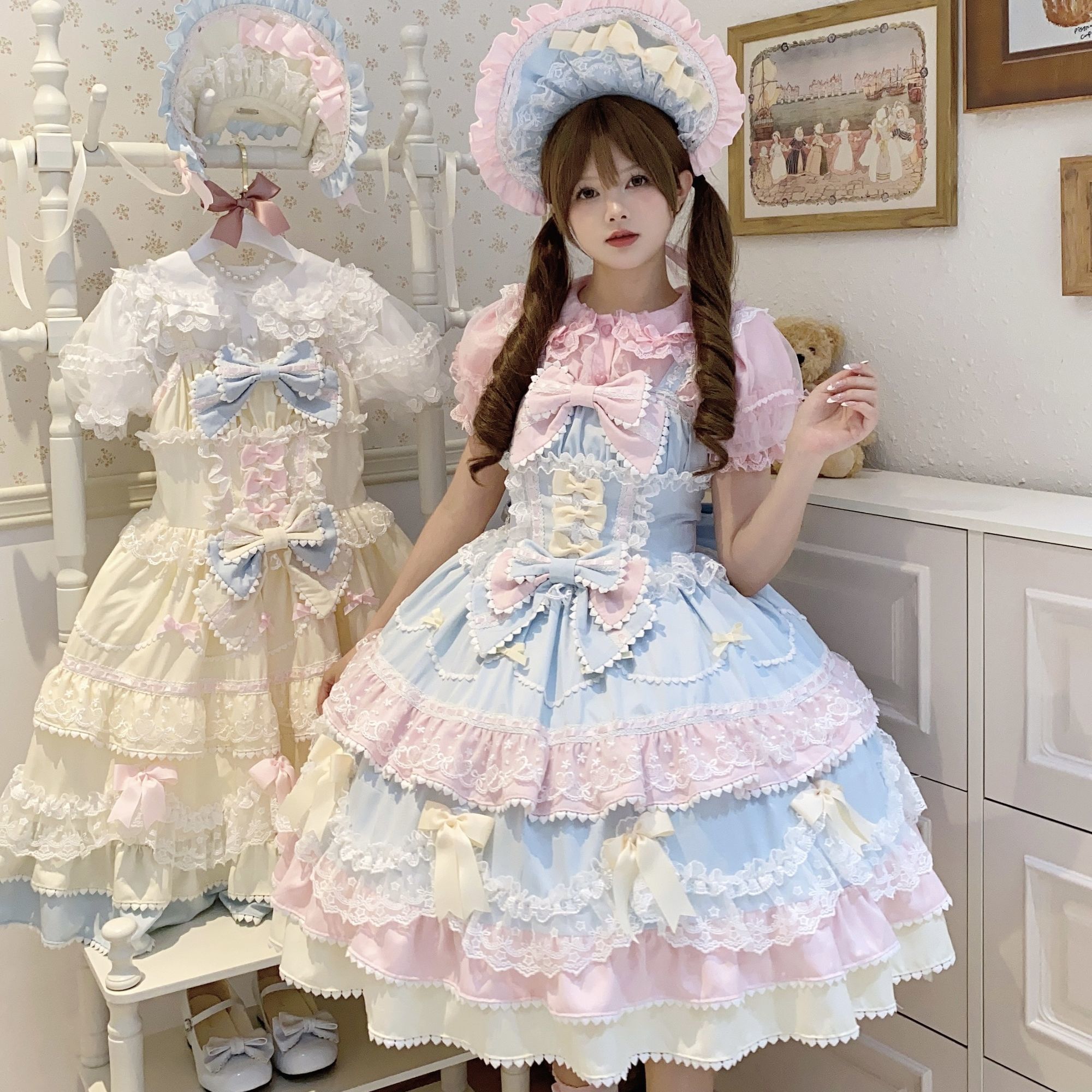 Lolita Dress Cute Jsk Suspende - Victorian Women'S Formal Wear ulasan dan harga