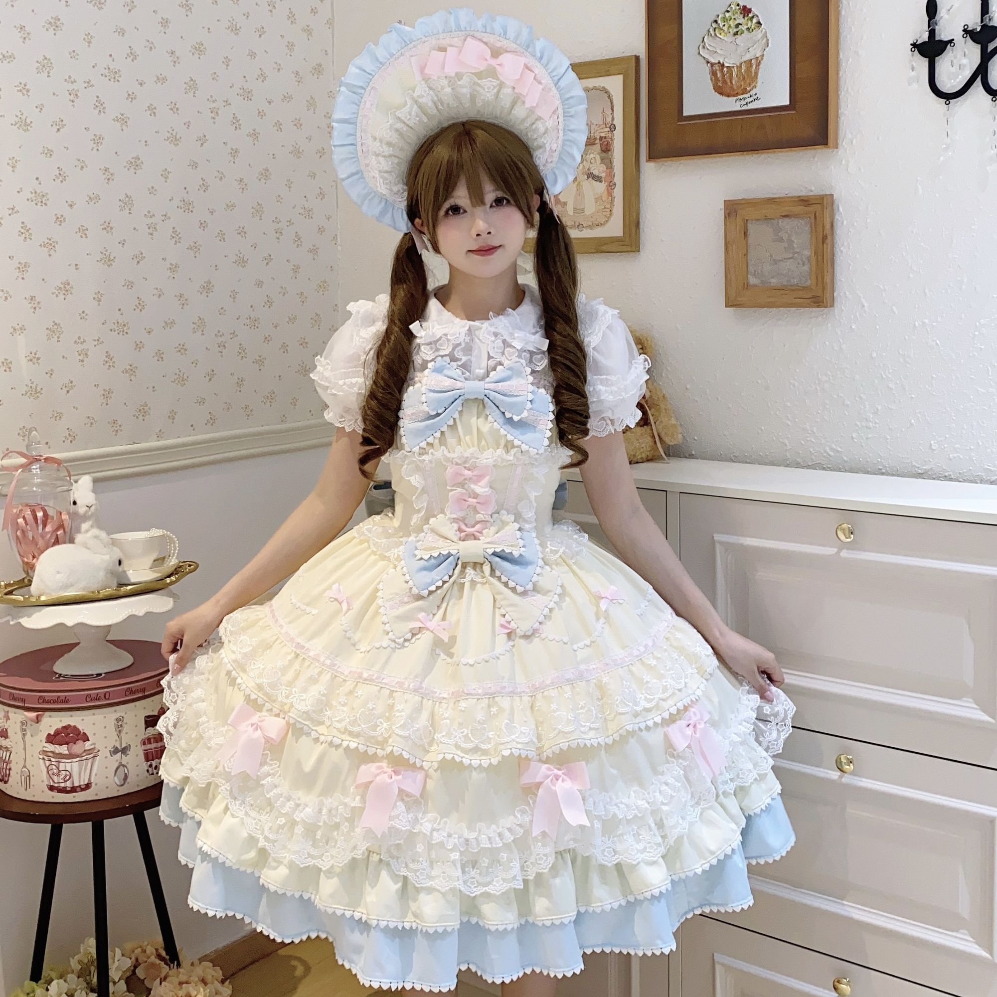 Lolita Dress Cute Jsk Suspende - Victorian Women'S Formal Wear ulasan dan harga