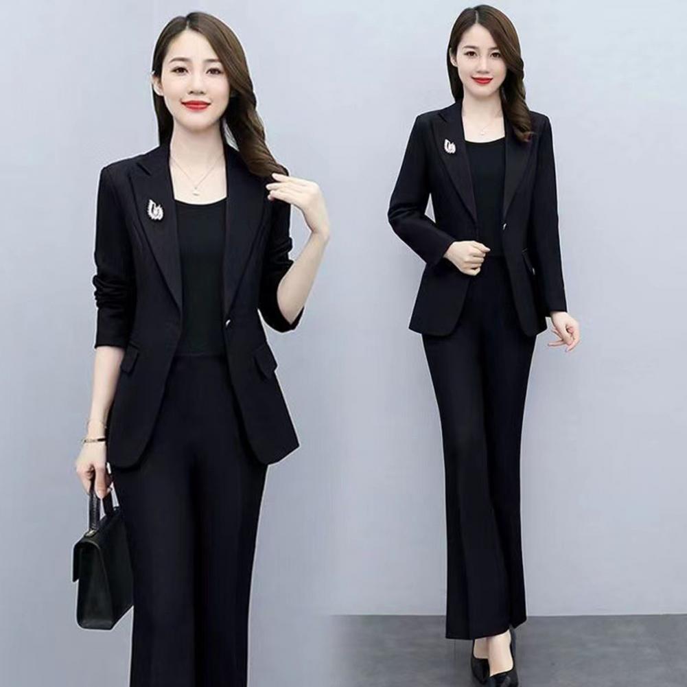 2 Pcs/Set Lady Formal Coat Pan - Women'S Formal Wear Suit ulasan dan harga