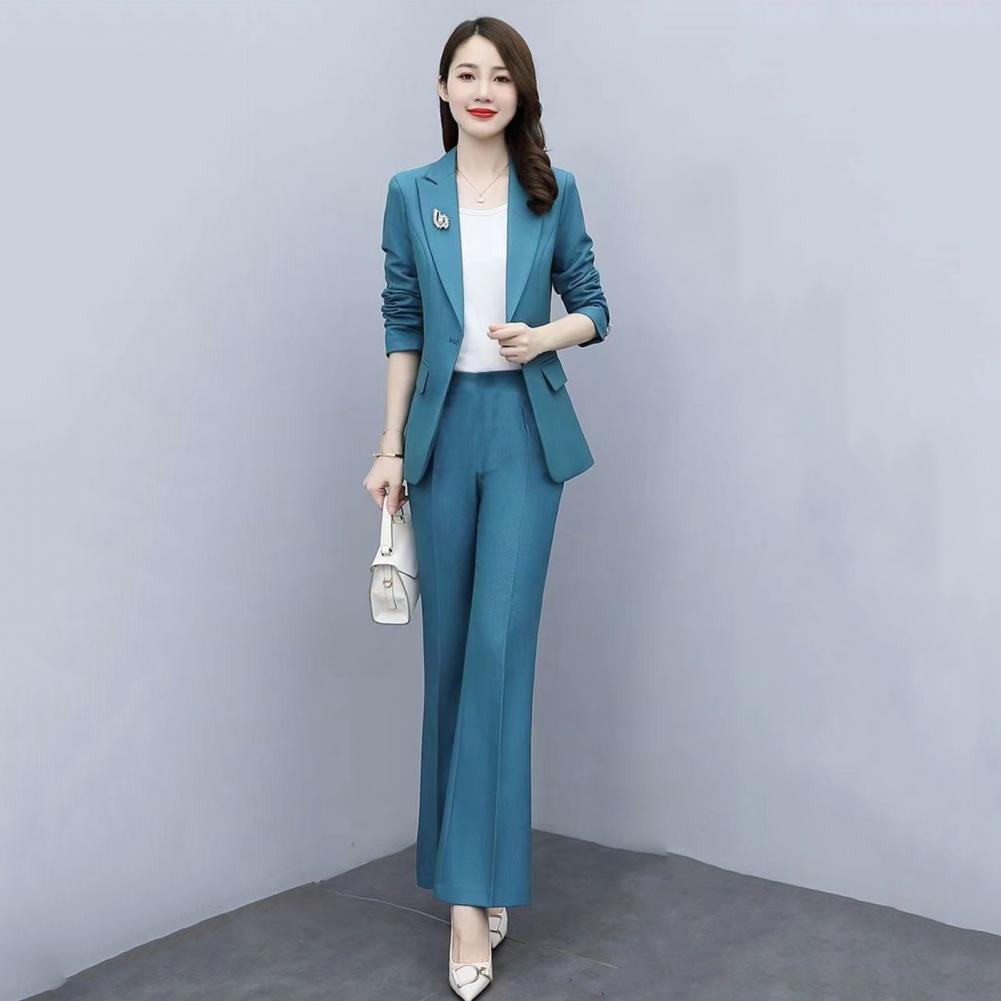 2 Pcs/Set Lady Formal Coat Pan - Women'S Formal Wear Suit ulasan dan harga