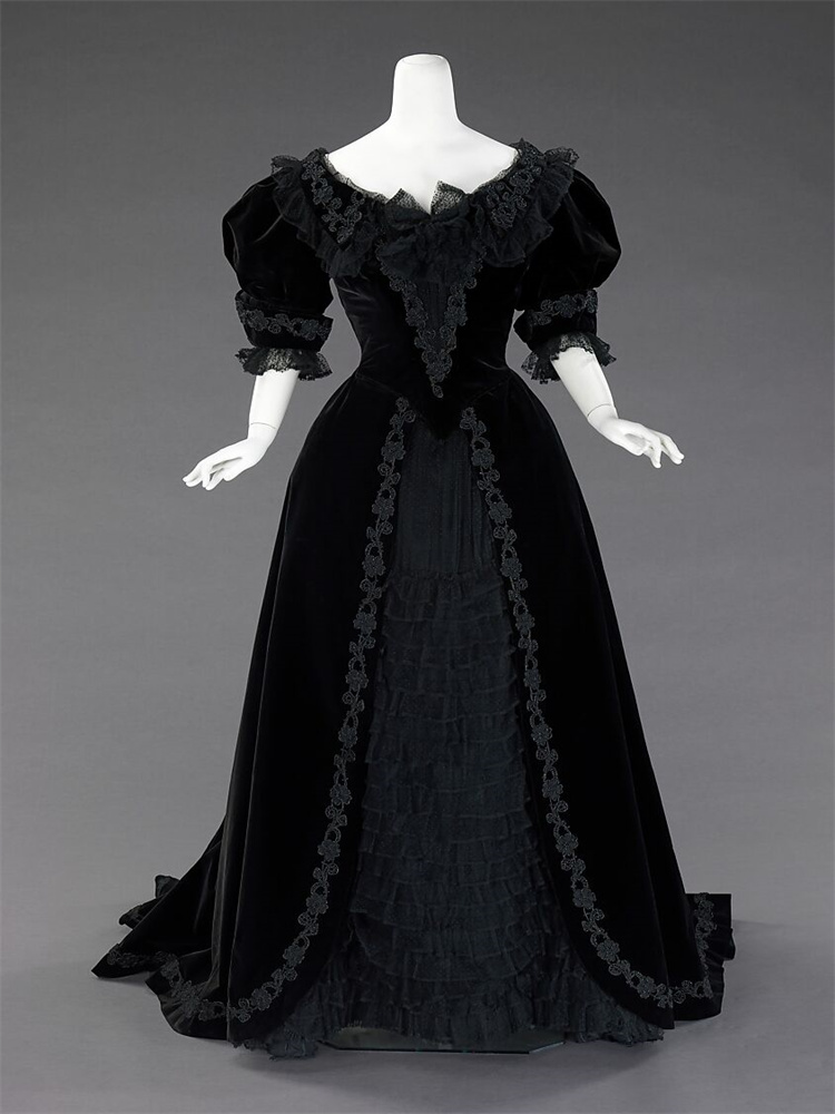 Medieval Gothic Steampunk Blac - Victorian Women'S Formal Wear ulasan dan harga